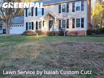 Yard Mowingin Matthews,28105,Yard Mowing by Isaiah Custom Cutz, work completed in Dec , 2025