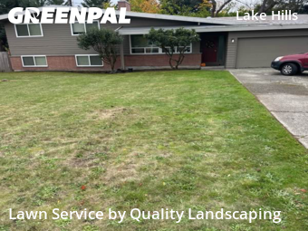 Grass Services in Bellevue, 98007, Yard Cutting by Quality Landscaping, work completed in Nov , 2025