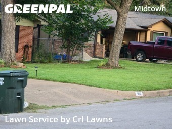 Lawn mowed in Tyler, 75701