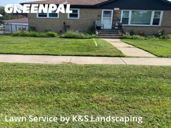 Lawn Mowing in Tinley Park, 60477, Yard Upkeep by K&S Landscaping, work completed in Nov , 2025
