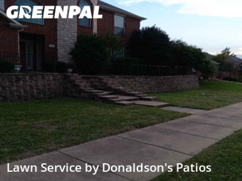 Yard Upkeep in Rockwall, 75087, Backyard Mowing by Donaldson's Patios, work completed in Nov , 2025