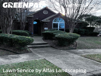 Yard Cuttingin Plano,75025,Yard Mowing by Alfas Landscaping, work completed in Feb , 2026