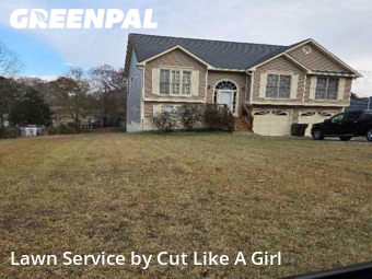 Mowing Services in Douglasville, 30134, Front Yard Mowing by Cut Like A Girl , work completed in Dec , 2025