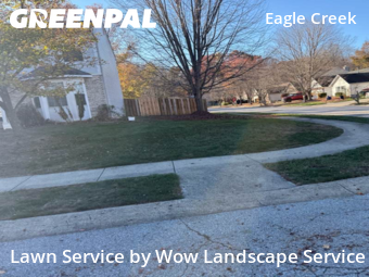 Lawn Mowing in Indianapolis, 46254, Lawn Work by Wow Landscape Service, work completed in Dec , 2025
