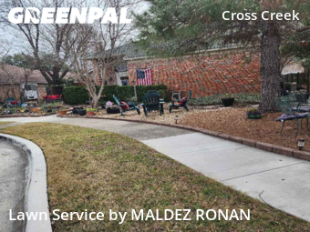 Lawn Mowin Plano,75025,Lawn Care by MALDEZ RONAN, work completed in Feb , 2026