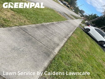 Lawn Mowingin Plantation,33317,Lawn Maintenance by Caidens Lawncare , work completed in Jun , 2026