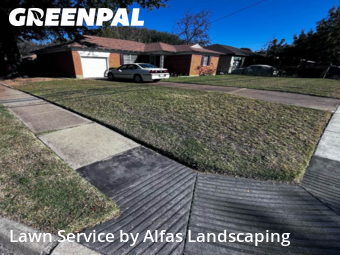 Yard Mowingin Irving,75061,Lawn Cutting by Alfas Landscaping, work completed in Dec , 2025