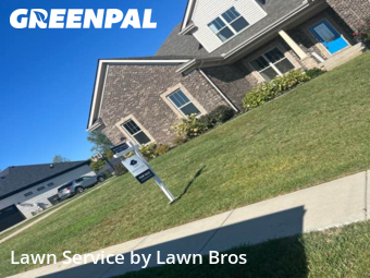 Backyard Mowing in Goshen, 40026, Lawn Management by Lawn Bros, work completed in Dec , 2025
