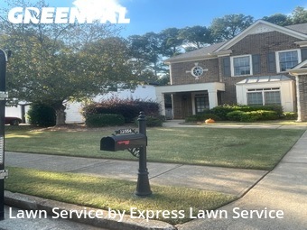 Lawn Carein Alpharetta,30005,Grass Cut by Express Lawn Service, work completed in Oct , 2025