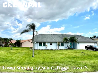Front Yard Mowing in Bonita Springs, 34135, Yard Services by Silva's Great Lawn S, work completed in Oct , 2025