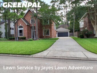 Lawn Maintenancein Spring,77381,Grass Cut by Jayes Lawn Adventures, work completed in Jun , 2026