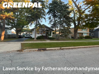 Lawn Cutin Des Plaines,60016,Lawn Cutting by Fatherandsonhandyman, work completed in Nov , 2025