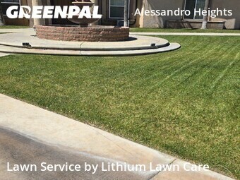 Lawn mowed in Riverside, 92506
