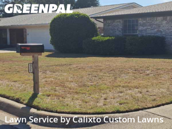 Lawn Mowingin North Richland Hills,76180,Yard Mowing by Calixto Custom Lawns, work completed in Dec , 2025