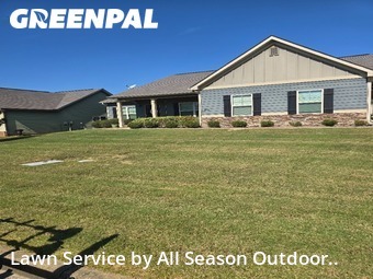 Backyard Mowing in Opelika, 36804, Yard Management by All Season Outdoor.., work completed in Nov , 2025