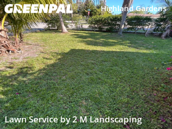 Lawn Mowing Servicein Hollywood,33020,Lawn Mowing by 2 M Landscaping, work completed in Nov , 2025