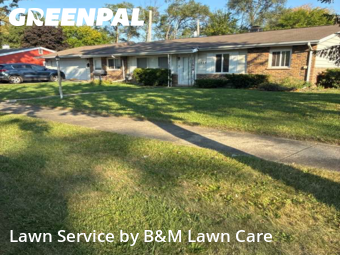 Grass Cutting in Calumet City, 60409, Yard Maintenance by B&M Lawn Care, work completed in Dec , 2025