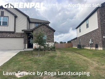 Lawn Cutin Schertz,78154,Lawn Mowing Service by Roga Landscaping, work completed in Dec , 2025