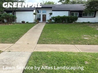 Grass Cuttingin Richardson,75080,Grass Cut by Alfas Landscaping, work completed in Jun , 2026