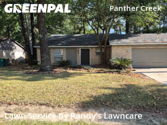 Yard Mowingin The Woodlands,77381,Grass Cutting by Randy's Lawncare , work completed in Oct , 2025