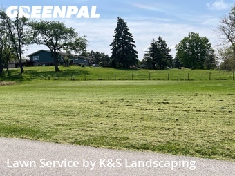 Lawn Mowing Servicein Orland Park,60467,Lawn Maintenance by K&S Landscaping, work completed in Jun , 2026