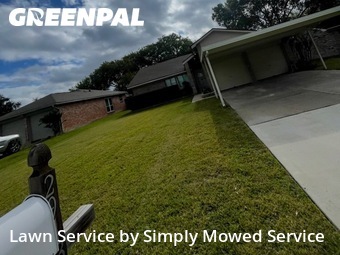 Yard Cuttingin League City,77573,Lawn Mowing by Simply Mowed Service, work completed in Jan , 2026
