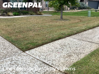 Yard Mowingin Burleson,76028,Lawn Care by Stetty’s Lawns, work completed in Feb , 2026
