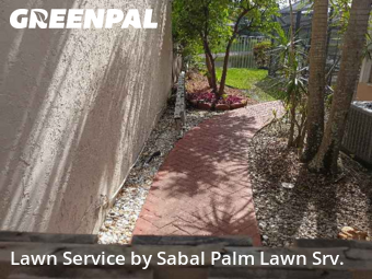 Grass Cuttingin Plantation,33322,Yard Mowing by Sabal Palm Lawn Srv., work completed in Dec , 2025