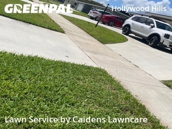 Yard Mowingin Hollywood,33021,Lawn Cut by Caidens Lawncare , work completed in Jun , 2026