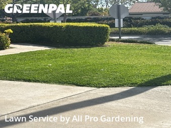 Work completed by professional-lawn-care-service-in-Orange-CA