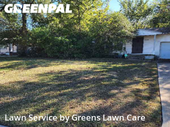 Lawn Management in Tulsa, 74106, Yard Mowing by Greens Lawn Care, work completed in Nov , 2025