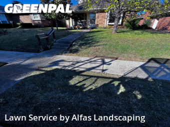 Lawn Servicein Lewisville,75067,Lawn Cutting by Alfas Landscaping, work completed in Dec , 2025