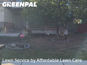 Lawn Mowing Servicein Cibolo,78108,Lawn Cut by Affordable Lawn Care, work completed in Dec , 2025