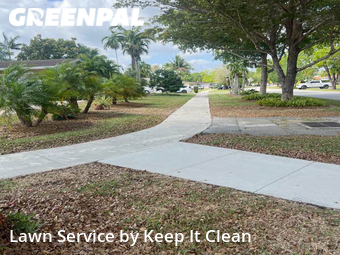 Lawn Mowin Kendall,33176,Lawn Service by Keep It Clean, work completed in Dec , 2025