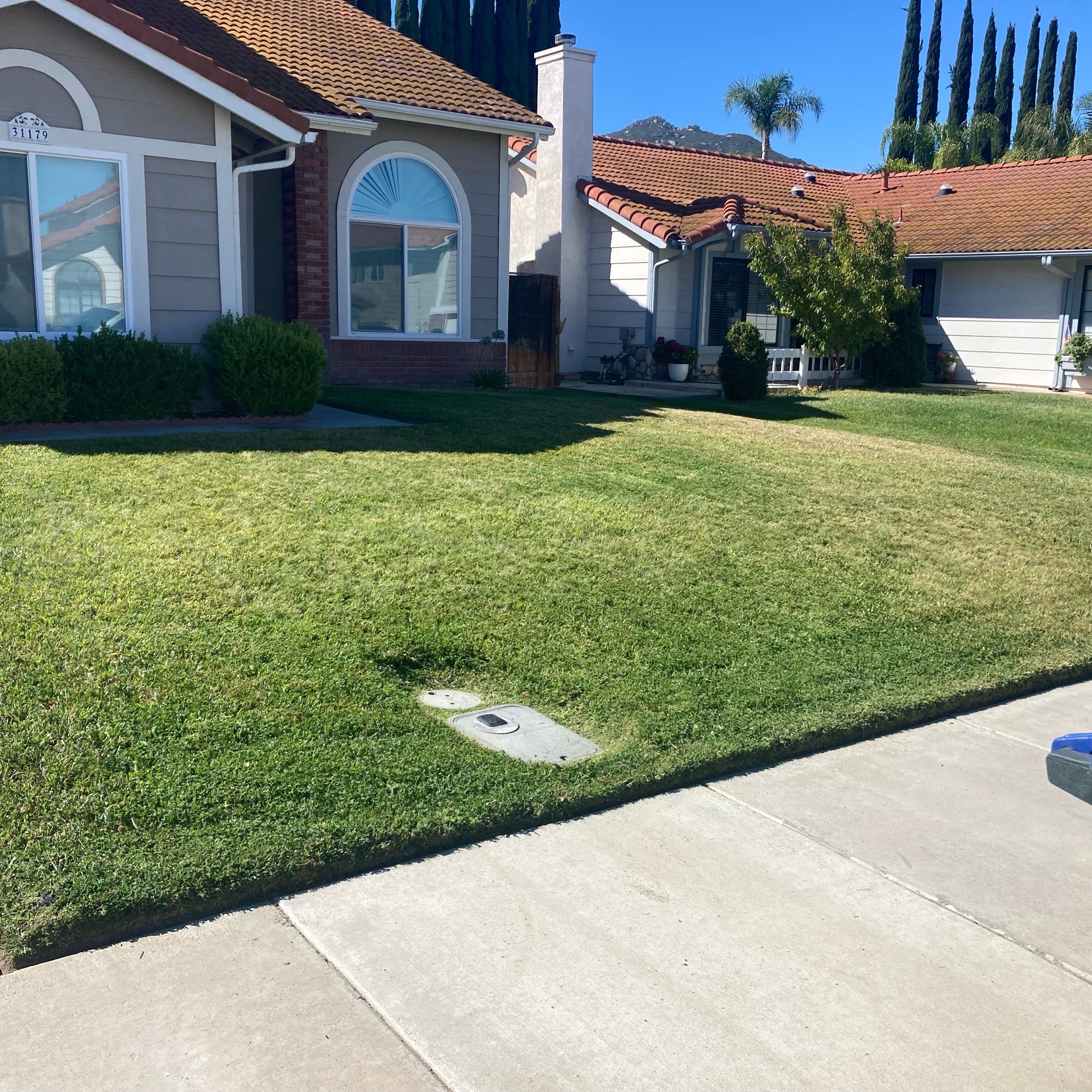Lawn mowing work by Hugo Lopez Ldscp in Trabuco Canyon, CA