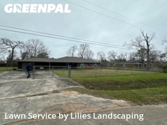 Yard Cuttingin Porter,77365,Yard Mowing by Lilies Landscaping, work completed in Nov , 2025