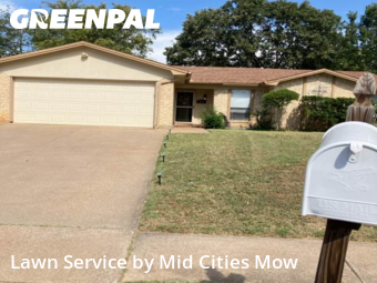 Grass Cutin Bedford,76021,Lawn Mowing by Mid Cities Mow, work completed in Dec , 2025