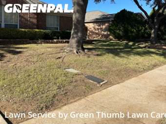 Grass Cuttingin Lewisville,75077,Grass Cut by Green Thumb Lawn Care, work completed in Feb , 2026