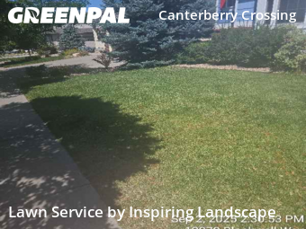 Lawn Cuttingin Parker,80138,Lawn Service by Inspiring Landscape, work completed in Nov , 2025