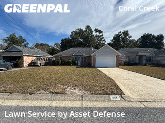 Lawn Care in Pensacola, 32506, Grass Care by Asset Defense, work completed in Dec , 2025