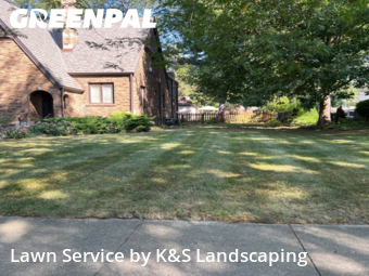 Lawn Servicein Joliet,60435,Lawn Cutting by K&S Landscaping, work completed in Nov , 2025