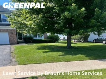 Lawn Cutin Aurora,60503,Lawn Mowing by Braun's Home Services, work completed in Jun , 2026