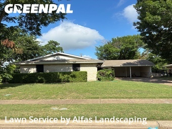 Lawn Mowin Richardson,75080,Lawn Care by Alfas Landscaping, work completed in Jun , 2026