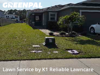 Lawn Carein Clermont,34714,Yard Mowing by K1 Reliable Lawncare, work completed in Dec , 2025