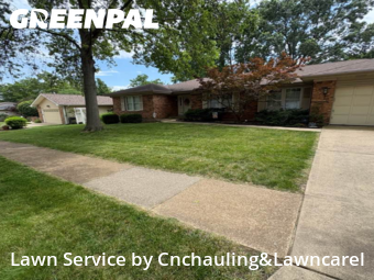 Lawn Care Servicein Affton,63123,Lawn Cut by Cnchauling&Lawncarel, work completed in Oct , 2025