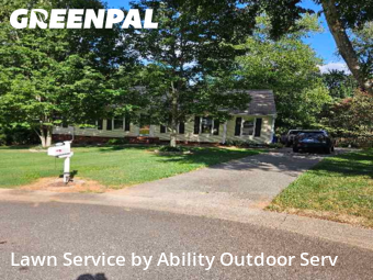 Yard Mowingin Huntersville,28078,Lawn Service by Ability Outdoor Serv, work completed in Dec , 2025
