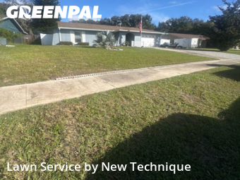 Grass Cutin Winter Springs,32708,Lawn Cut by New Technique, work completed in Dec , 2025