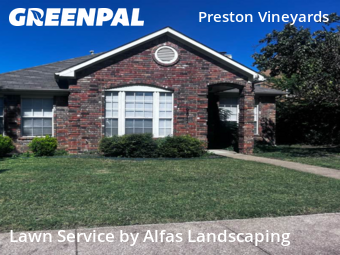 Grass Cuttingin Frisco,75035,Yard Cutting by Alfas Landscaping, work completed in Dec , 2025