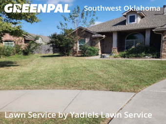 Lawn Care Servicein Oklahoma City,73128,Grass Cut by Yadiels Lawn Service, work completed in Dec , 2025