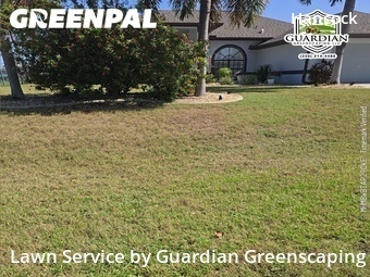 Completed mowing work